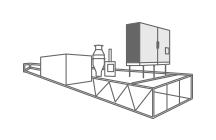 Печь с толкающими пластинами