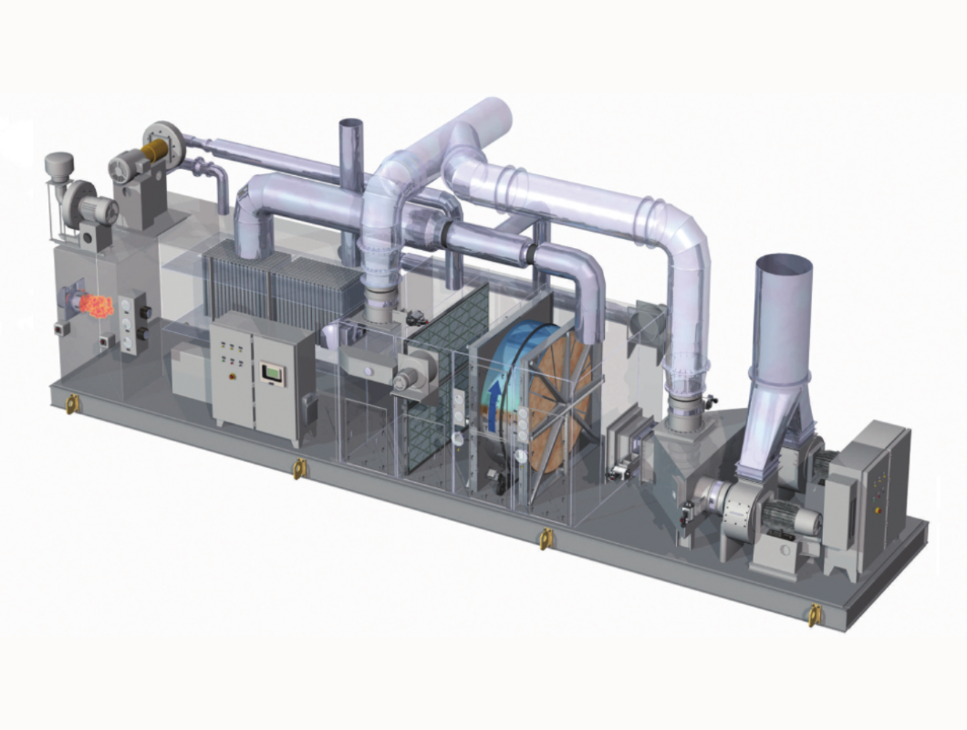 Цеолитовая ротационная система обогащения