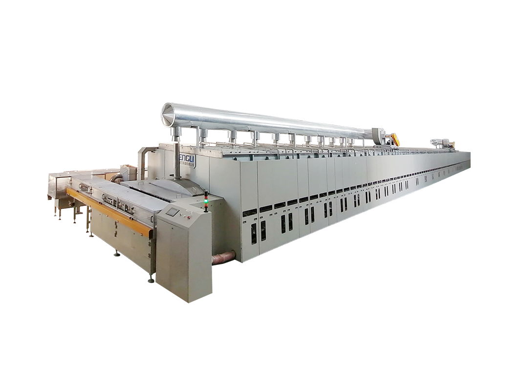 Шахтная печь для спекания с защитной атмосферой на роликовых конвейерах