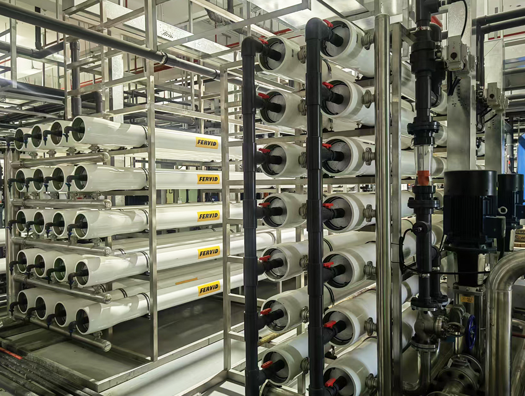 Система повторного использования воды в сточных водах