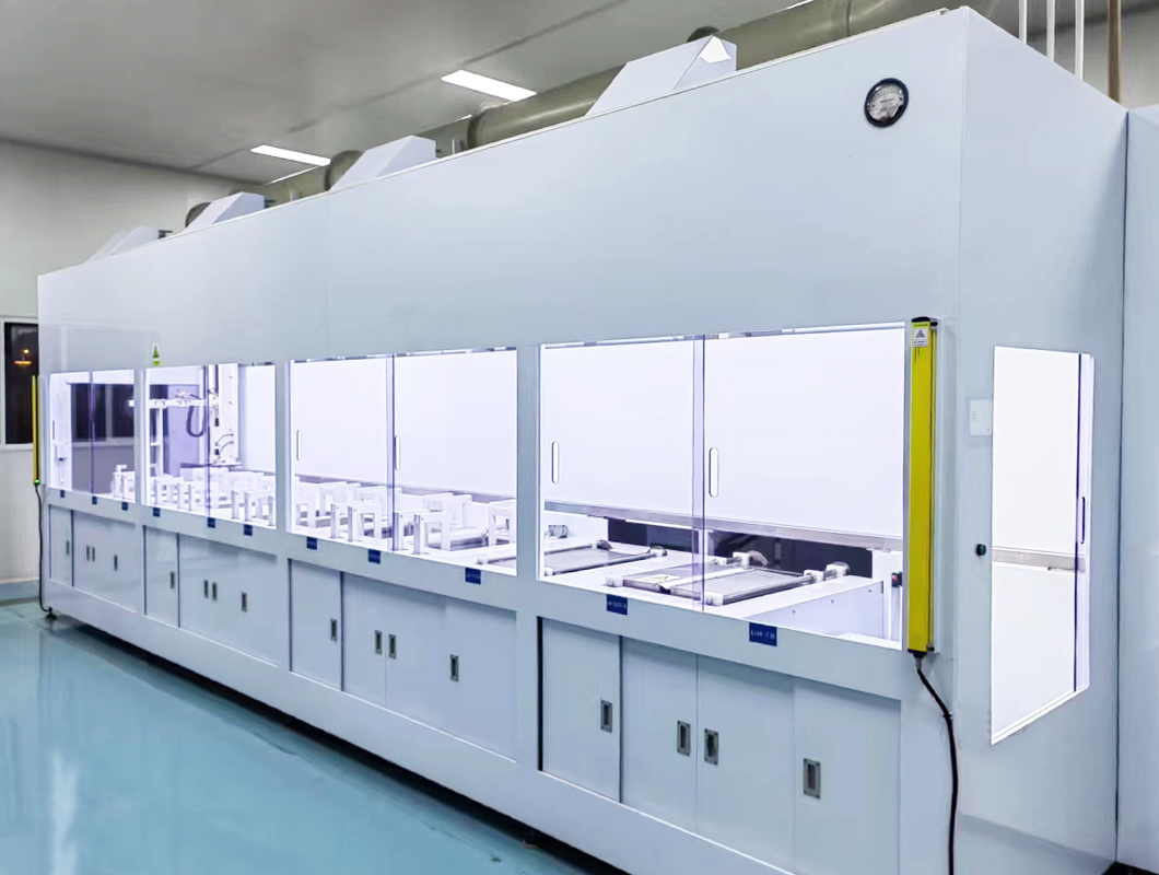 линия очистки производства