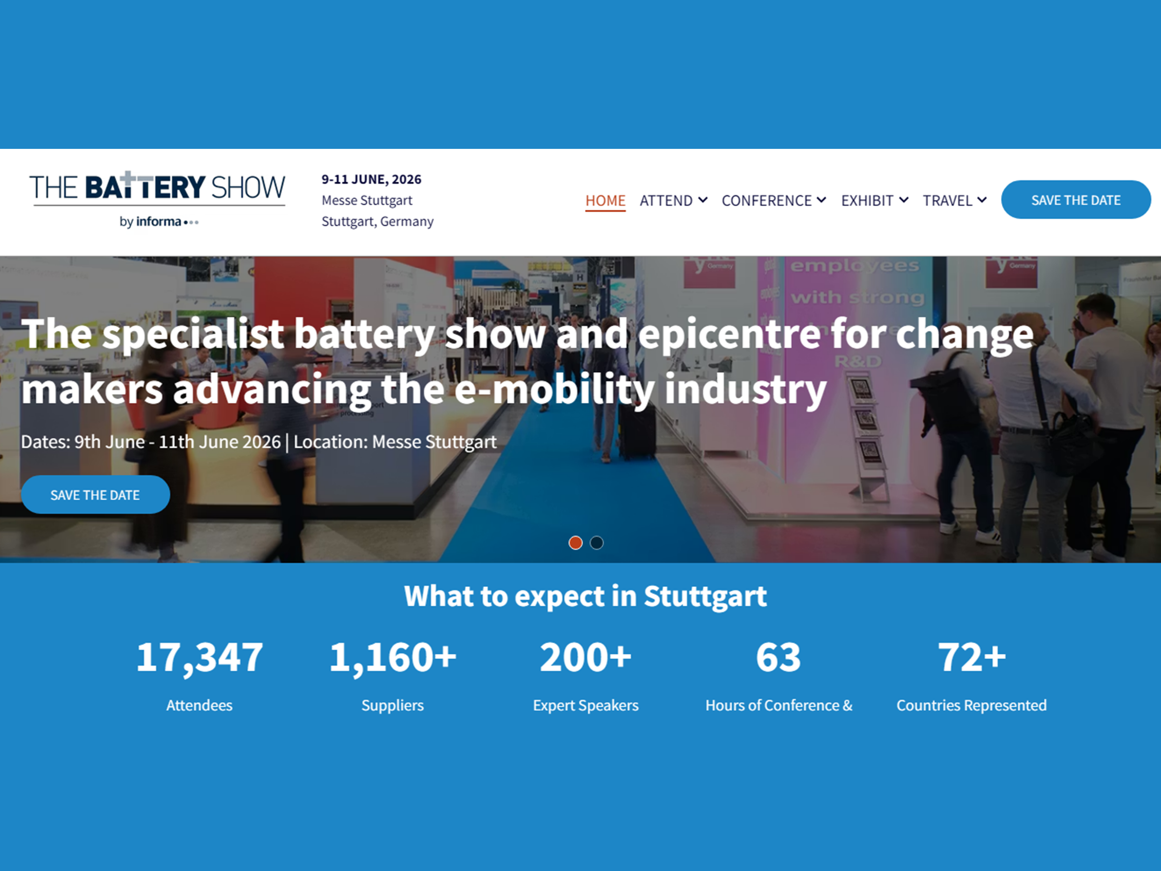 Выставка батарей Battery Show Europe